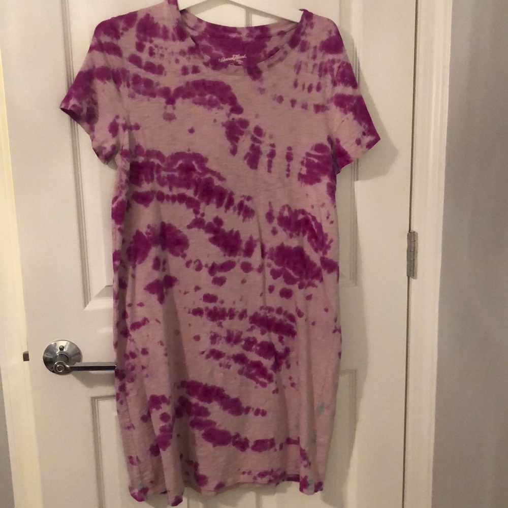 Custom Tie-Dye T-Shirt Dress